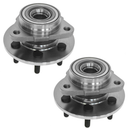 TRQ Front Wheel Hubs & Bearings Pair Set of 2 NEW for Dakota Durango 4WD 4x4 BHA48302