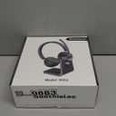 (Upgraded Version) Wireless Headset, Bluetooth Headset with Noise Cancelling Microphone, Best Headphones with Mic Mute & USB Dongle for PC/Computer/Laptop/Cell Phones/Remote Work/Call Center (Black)