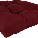 College Covers Everything Comfy Indoor/Outdoor Seat Patio D Cushion, 1 Count (Pack of 1), Burgundy