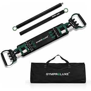 Gymproluxe Original Resistance Bands Bar Set - Exercise Band Set for Home Gym - 198 lbs Workout Band Set - Multi Gym Fitness Equipment for Home Workout