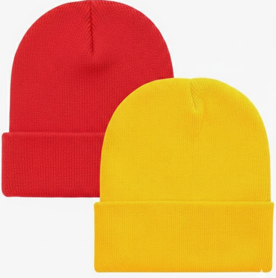 ZOORON 2 Pack Beanie for Men Women Slouchy Beanie Hats Winter Knit Caps Soft Ski Hat Unisex ZOORON Hat 2 Pack