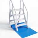 Swimming Pool Ladder Mat, 36" x 36" Protective Pool Ladder Pad Step Mat