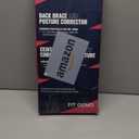 Fit Geno Back Brace Posture Corrector for Men & Women: Shoulder Straightener Adjustable Full Back Support Pain Relief - Scoliosis Hunchback Spine Corrector (Large/X-Large), Beige