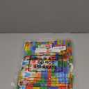 Kajaia 24 Pcs Building Block Candy Treat Bags 7.1 x 5.1 Inch Block Party Favor Polyester Drawstring Reusable Gift Goodie Bags Bulk for Kids Birthday Baby Shower Party Decor Supplies