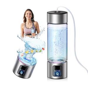 Upgrade 3-in-1 Hydrogen Water Bottle Generator with Display - Industry TOP - 24-Hour Hydrogen Lock | 0 Chlorine & 0 Ozone | 100% Leak-Proof Seal, Hydrogen Water Bottle Generator with Hydrogen Straw