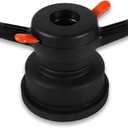 Wheel Balancer Tire Change Tool, Quick Release Wing Nut & Pressure Cup Hub Shaft Nut 40mm/ 38mm/ 36mm Wheel Balancer (Thread Diameter 40mm, Pitch 3mm)