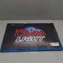 JFLLamp Crs LIGHT Neon Signs for Wall Decor Neon Lights for Bedroom Led Signs Suitable for Man Cave Bar Pub Restaurant Christmas Birthday Party Gift Led Art Wall Decorative Crs Light Bar Sign, 5V Usb Power, 17*11 Inch(Azure+red+white