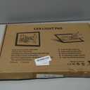 A4 Ultra-Thin Portable LED tracing Light Box Dimmable Brightness LED Art Tracing Pad for Artist Drawing Sketching Animation Stencilling and 5d Diamond Painting (Black, A4)