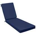 AAAAAcessories Outdoor Chaise Lounge Cushions, Fade-Resistant, Waterproof Patio Furniture Replacement Cushions, 72" x 21" x 3", Navy Blue