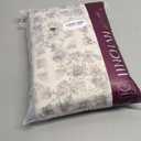 jinchan Lined Linen Blend Curtain Floral Curtains for Living Room 108 Inches Extra Long Grey Peony Flower Printed Curtain Back Tab Farmhouse Patterned Drapes Bedroom Window Curtains Set 2 Panels