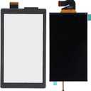 Replacement LCD Screen Display and Digitizer for Lite, for Lite Gamepad Screen Replacement LCD Display Panel Repair Parts (Black)