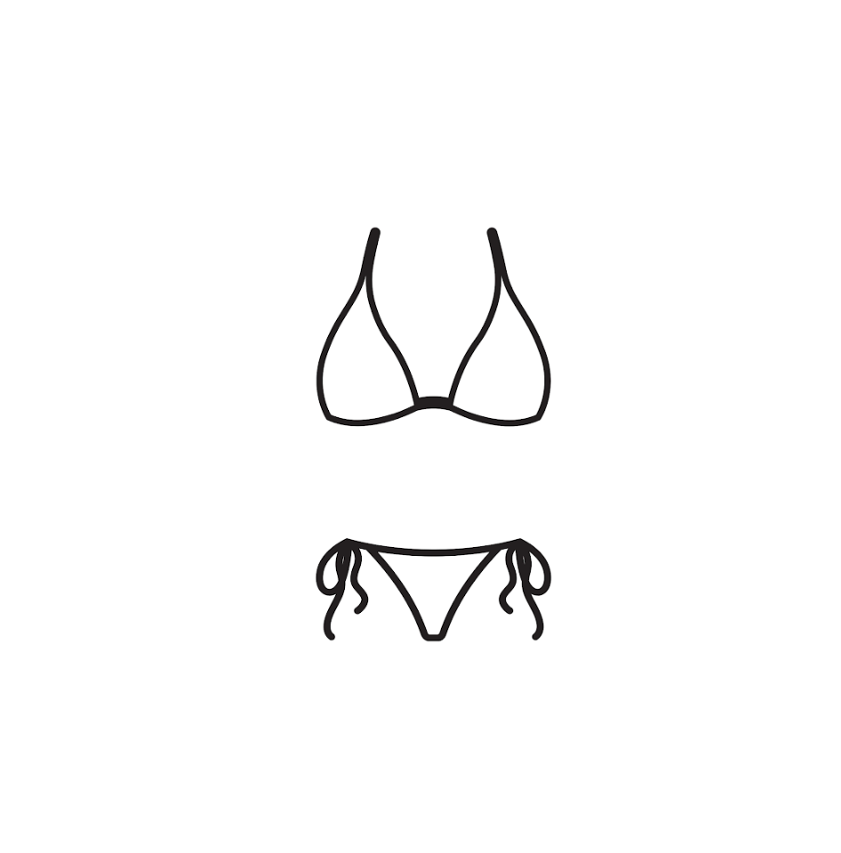 Sexy Bikinis for Women 2 Piece Bikini Spaghetti Strap Swimsuits Bright Color Bathing Swimwear Triangle Bathing Suit, Size L