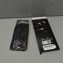 Pefei Tweezers Set - Professional Stainless Steel Tweezers for Eyebrows - Great Precision for Facial Hair, Splinter and Ingrown Hair Removal (Black)