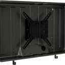 Storm Shell Outdoor TV Hard Cover Weatherproof Protection for Television - Mounts Right on The Wall - TV Wall Mounting Bracket Included (32-44 inch), Black