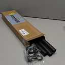 Elantrip Car Clothes Hanger Bar for SUV & Trucks, 34"-70" Extra Long, Heavy-Duty Iron Tube with Full Rubber Sleeve, No-Slip Garment Rack for Travel & Business Suits (Black)