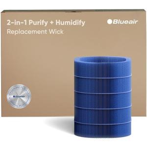 BLUEAIR Genuine Wick Filter, Replacement for DH3i 2-in-1 Purify + Humidify Air Purifier, Certified to Deliver Pure Water Humidification & Capture Water Minerals, Perfect Fit for Model DH3i