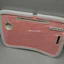 Elekin Laptop Desk for Bed,Portable Folding Lap Desk Bed Table Standing Work Table Bed Tray with 4 USB Port/Cup Holder/Drawer for Bed Couch/Sofa Pink