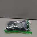 Kepblom Women's High Waisted Bikini Bottom - High Cut Cheeky Rave Bottoms for Beach, Swimming Pool,Rave Festivals (Large, Black)