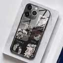 Baki Manga Glass Case for iPhone 15 Plus, Edgy Aesthetic Protection Cover