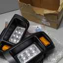 DRIVE UP Club Car DS Headlights Kit, Golf Cart LED Head Light with Adapter Wire for Club Car DS 1993-up 12 Volt Modified Golf Carts, OEM 101988002 101988001