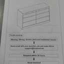 Modern LED 6 Drawer Dresser for Bedroom, White Large Chest of Drawers with Hidden Handles, Long Double Wooden Dresser Closet for Living Room, Entryway, Hallway - White (15.9"D x 47.2"W x 29.7"H (6 Drawers))