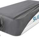 Twin Sheet for Air Mattress, 18'' Deep Soft Air Mattress Sheets- Inflatable Without Removal, Breathable Air Bed Mattress Cover Topper Protector, Fitted Sheet Full with Elastic Loop Hem, Gray