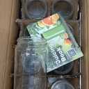 Ruckae 16oz 8 Pack Juice Bottles, Glass Bottles Juicing with Lids, Smoothie Cup Lids and Straws, Water Bottle Mason Jar Drinking Glasses for Juicing, Smoothies, Kombucha (Transparent)