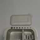 Paint Brush Cleaner, Paint Brush Holder and Organizers with Palette for Acrylic, Watercolor, and Water-Based Paints (Grey)