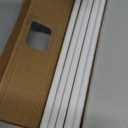 Tilingview 10-Pcs Peel and Stick Tile Edge Trim, 12 Inches Self-Adhesive Tile Edging Decorative Pencil Tile, PVC Molding Tile Trim for Backsplash (White)
