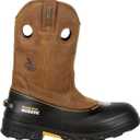 Georgia Boot Muddog Steel Toe Waterproof Wellington (11, Barracuda Gold)