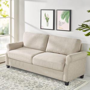 Zinus Josh Sofa Couch/Easy, Tool-Free Assembly, Beige