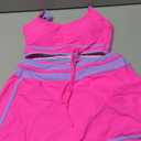 Blooming Jelly Women's High Waisted Bikini Sets Sporty Two Piece Swimsuits Tummy Control Swimwear(Small, Hot Pink)