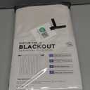 100% Blackout Shield Blackout Curtains for Bedroom 84 Inches Long, Back Tab/Rod Pocket Living Room Drapes, Thermal Insulated Blackout Curtains 2 Panels Set, 50" W x 84" L, Cream