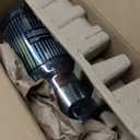 Cold Press Juicer, Wide Feed Chute Juicer Machines, Stainless Steel Slow Masticating Juicers Easy to Clean, Vegetables & Fruits Juice Extractor, High Juice Yield, Gray Knob