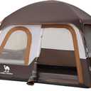 CAMEL CROWN 3/ 4 Person Tent Waterproof Lightweight Portable Backpacking Tent for Outdoor Camping Hiking