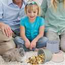 2 x 8pcs Stacking Cups for Rabbits, Different Sizes Stack up Bunny Snack Cups Multi-Colored Reusable Plastic Bunny Nesting Toys Stackable for Small Animals Guinea Pig Pet Hiding Food and Playing