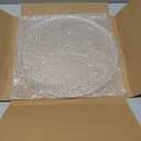 Microwave Plate Replacement 13.5 inch Fits WB39X10032 GE Microwave Turntable Plate - Exact Replacement Microwave Glass Plate For Better Reheating and Cooking - Spinning Dish Tray For Oven