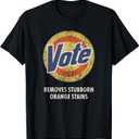 Anti-Trump Vote Laundry Detergent Funny Vintage T-Shirt, Size S