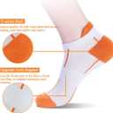 ATBITER Ankle Socks Womens and Men Thin Athletic Running Low Cut No Show Socks With Heel Tab 6-12 Pairs