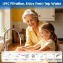 80W 120V, 12GPM Whole House UV Water Filter 3/4" MNPT Smart Flow Switch, Size: 80W-3/4IN