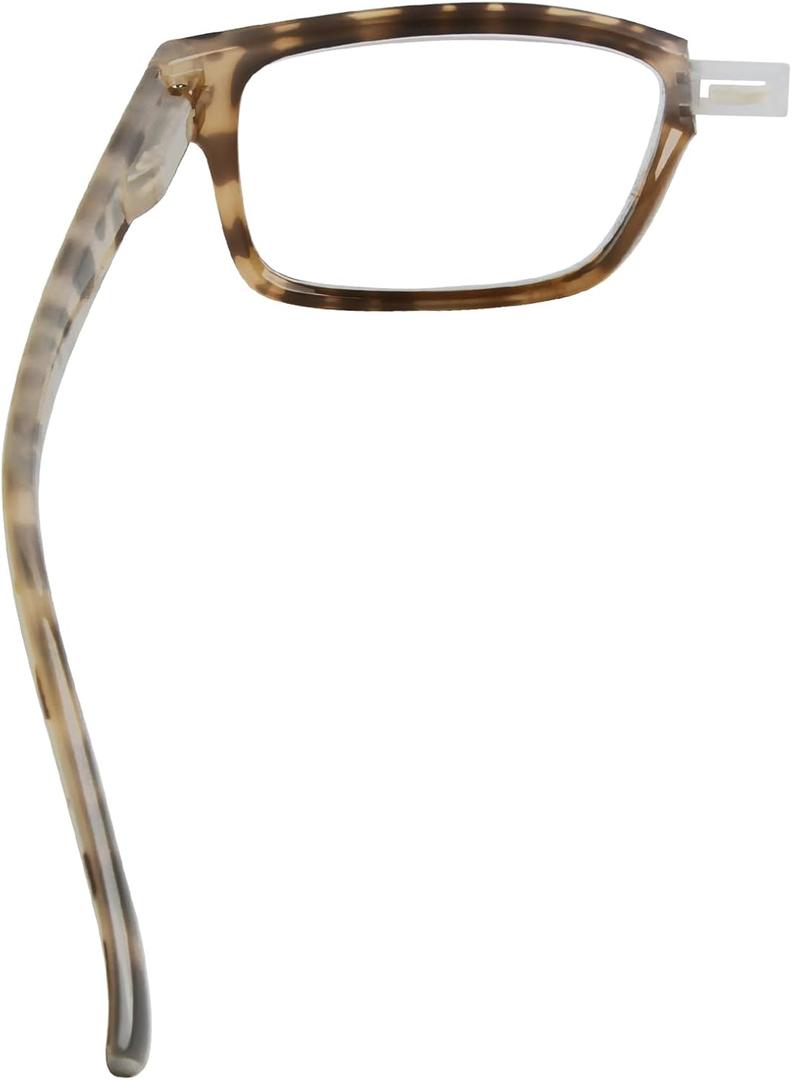 (Must Buy Both Eye) Tortoise-Left Eye +0.00 Reading Glasses with Different Strength for Each Eye