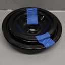 Black Stove Burner Drip Pans for Electric Stove Top - 318067051 5304430150 Perfectly Fit Frigidaire Kenmore Electric Range - 10% Energy Save by Enamel Spraying -2 x 6 in, 2 x 8 in