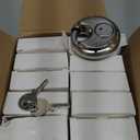 10Pcs Padlocks with 20 Keys, 2-3/4 Inch Wide Body Stainless Steel Heavy Duty Locks Waterproof & Rustproof Lock with 3/8 Inch Shackle for Outdoor Use Storage Unit Sheds Garages