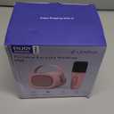 LENRUE Karaoke Machine for Kids with Wireless Microphone, 4 Magic Voices, Colorful Light, Karaoke for Girls Boys, Best Birthday Gifts for Kids 4, 5, 6, 7, 8, 9, 10, 11, 12+