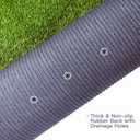 Artificial Grass Turf, 10ft x 12ft (120 ft) 20mm Pile Height Indoor Outdoor Synthetic Realistic Faux Fake Astroturf Rug Carpet Mat for Balcony Decor Playground Patio Dogs