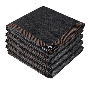 70% Black Shade Cloth, 12 x 12 FT Durable Mesh Tarp with Grommets, Resistant Garden Sun Shade Netting with Taped Edge for Plant Cover, Greenhouse, Patio, Tomatoes, Chicken Coop, Barn Kennel