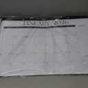 2026 Desk Calendar, Large Desktop/Wall Monthly Calendar (Jan. 2026 - Jun. 2027) 17'' x 12'' School Year Desk Planner for Teacher Family School Office Supplies (Black)