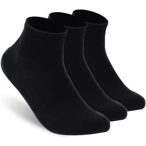 RTZAT Merino Wool Ankle Socks, Men's Women's 90% Wool Athletic Thin Running Moisture Wicking Socks, 2Pairs