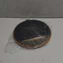 JUIOEIU Vintage Christmas Sleigh Round Wall Decor, Moody Christmas Framed Canvas Prints, Dark Rustic Winter Xmas Sleigh Wall Art Hanging Decorations for Home Bedroom Living Room Decor, 10x10in