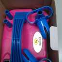 Nulink Electric Balloon Pump, Portable Electric Balloon Blower Machine Balloon Air Pump Dual Nozzle 110V 600W Balloon Inflator for Party Decorations (Rose red)